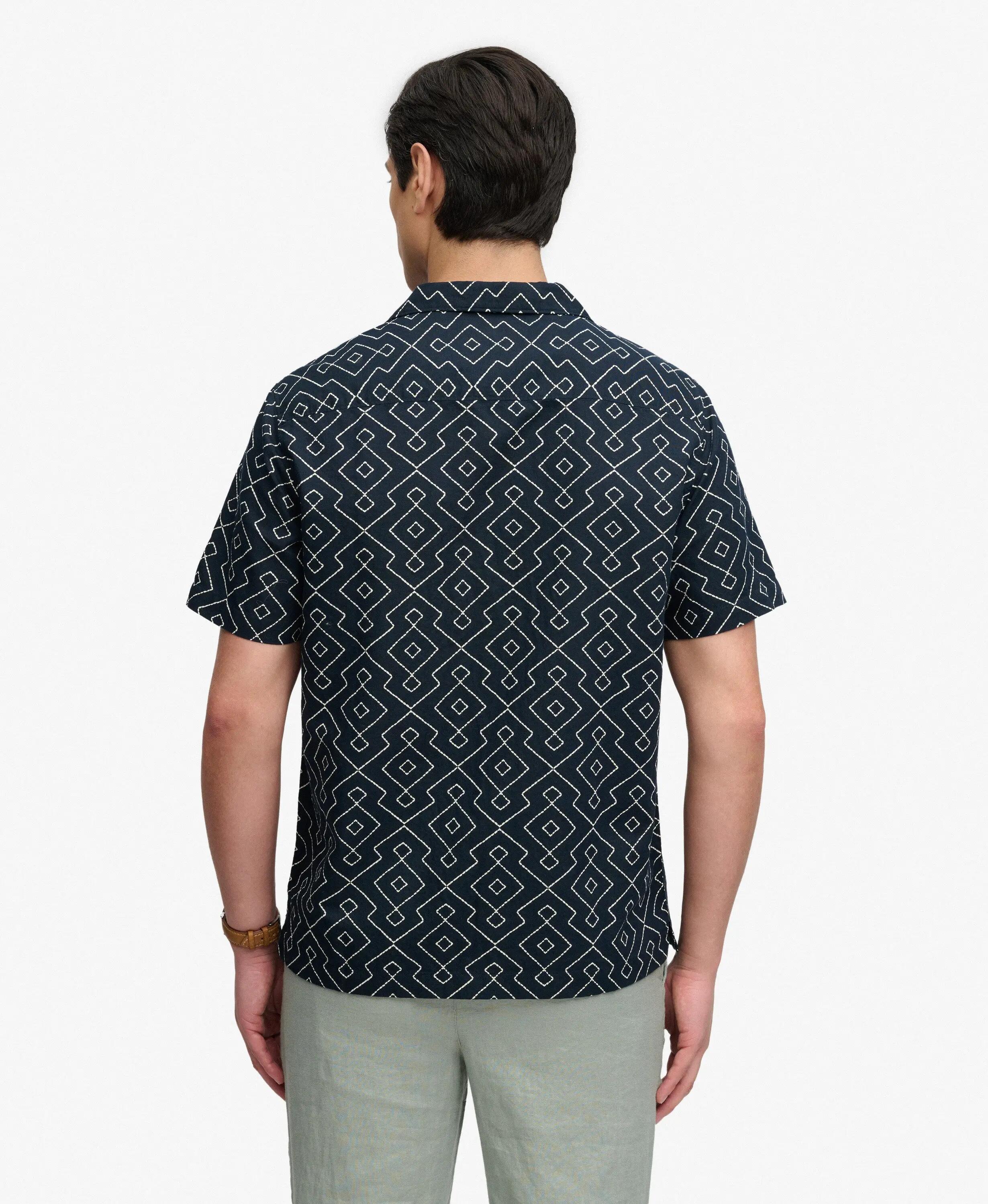 superdry Chemise de Plage Imprimée Premium manches courtes – Lin/Coton 5/5