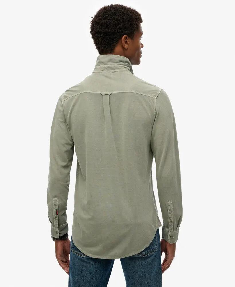superdry Vintage Destroy Pique Ls Shirt - 100% bawełna, klasyczny krój 4/6