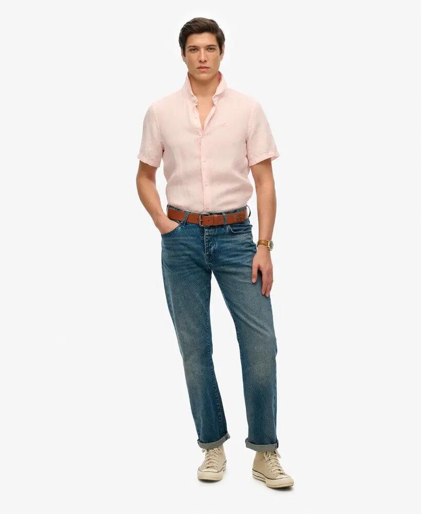 superdry Camisa de lino bordada Embroidered Vacation Linen Shirt 2/5