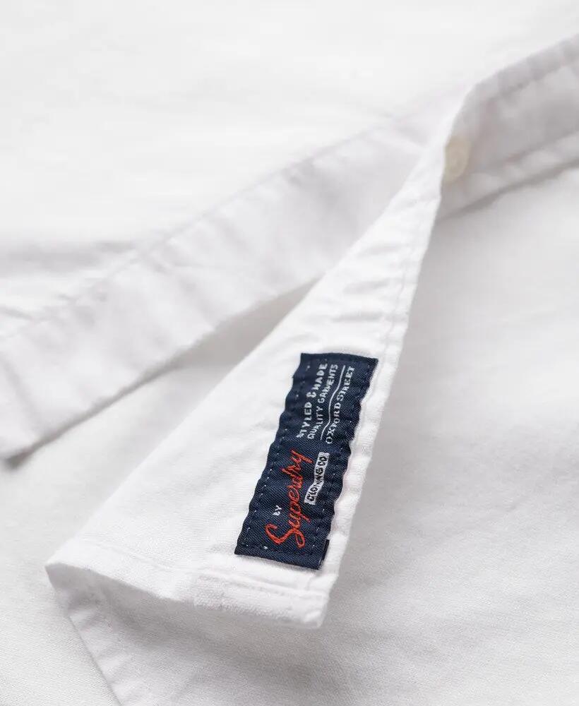 superdry Koszula Oxford krótkiego rękawa z bawełny organicznej 6/7