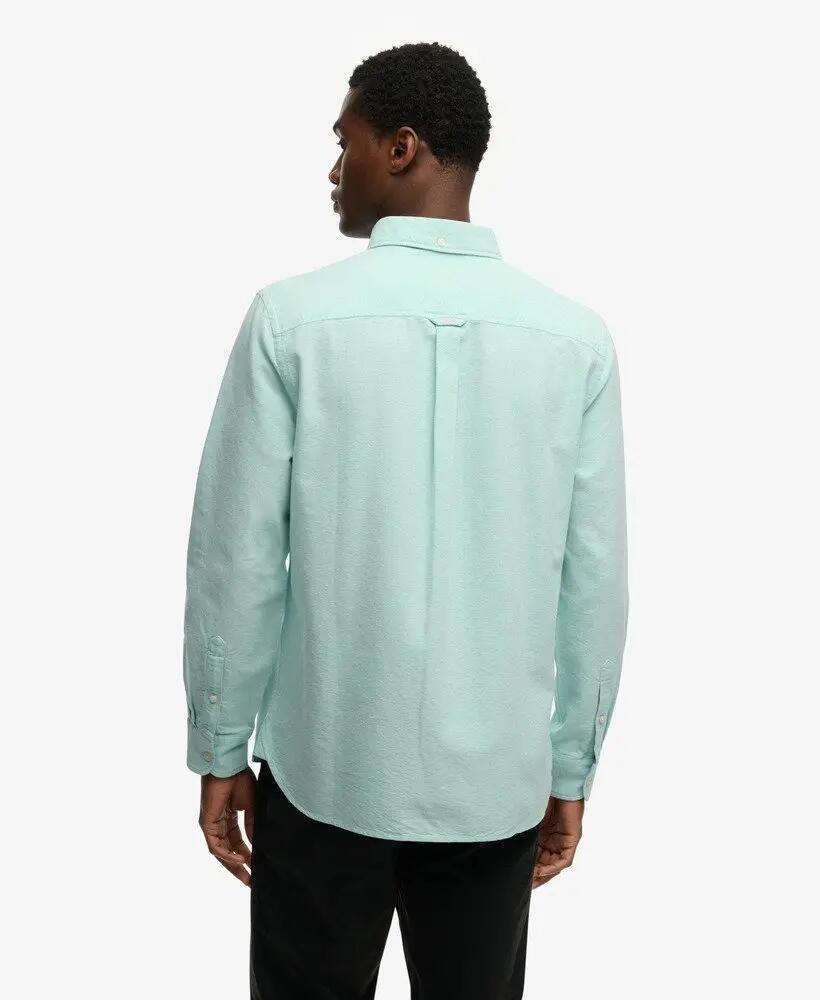 superdry Camicia Preppy Oxford Manica Lunga in Cotone Bio 5/7