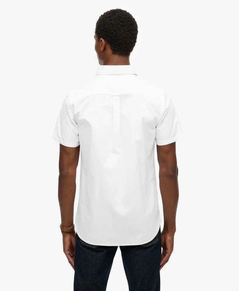 superdry Koszula Oxford krótkiego rękawa z bawełny organicznej 5/7