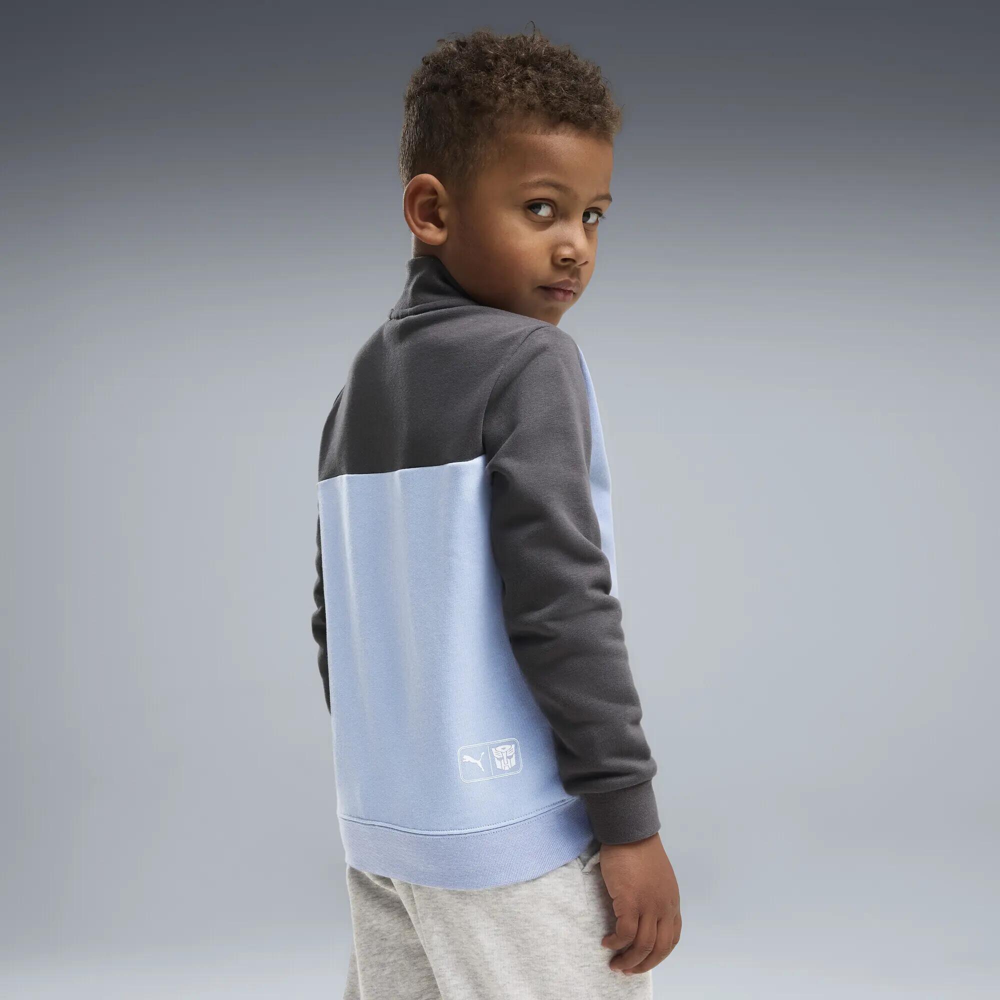 PUMA x TRANSFORMERS sweatshirt met halve rits en print voor kinderen PUMA 3/5