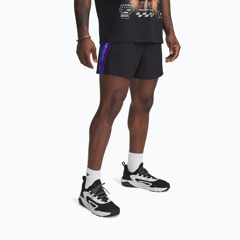 Men's Training Shorts Under Armour Project Rock Colorblock Woven