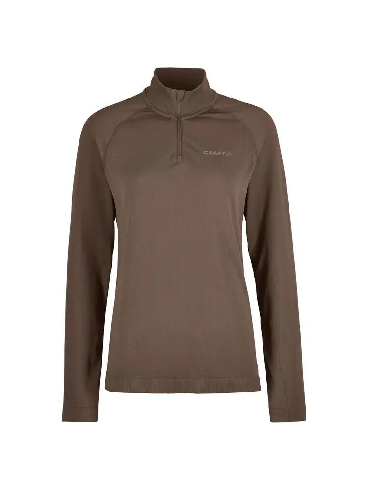 craft Active Comfort LS HZ 2 W — Haut femme à demi‑zip, régulation thermique 1/7