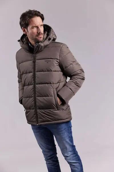 sebago Jasper Puffer Jacket beige, doudoune pour homme 1/7
