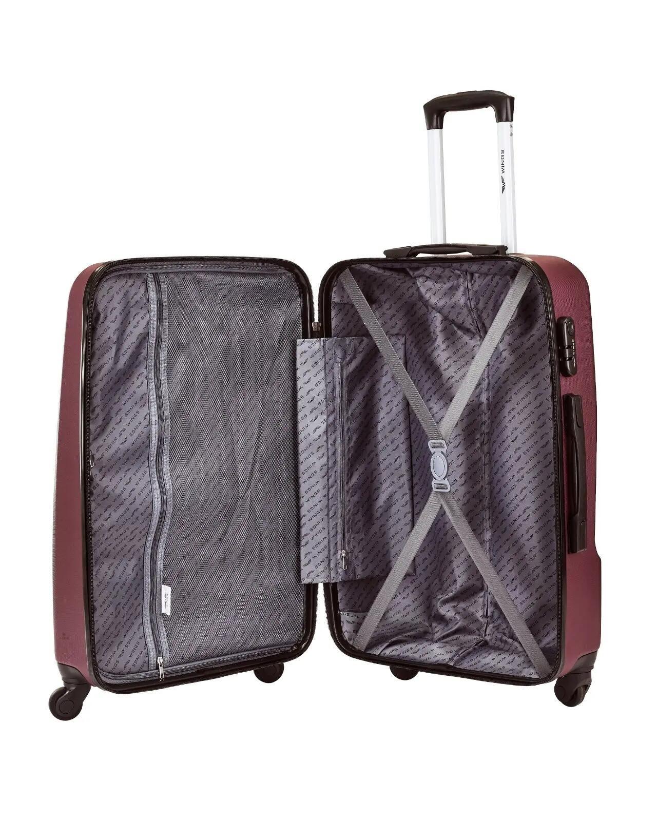 MIDDELGROTE KOFFER WINGS PLOVER 24" BORDEAUX 10/10