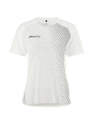 Craft extend 2.0 graphic jersey w – licht shirt van gerecycled polyester – white