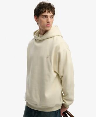 Superdry oversized hoodie – relaxed fit, geborstelde voering