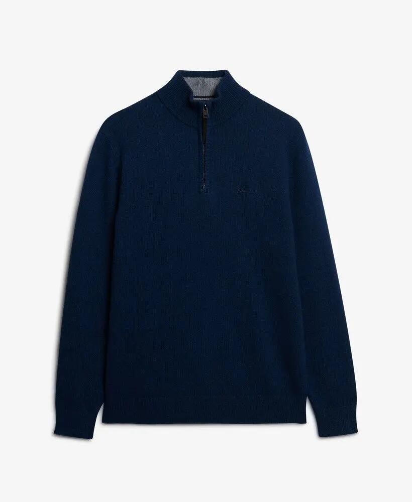 superdry Wool Blend Half Zip Jumper – Camisola meio fecho em mistura de lã 6/6