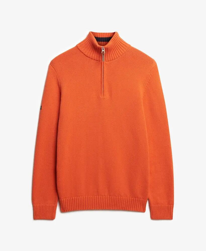 superdry Pull demi-fermeture éclair en coton bio slim 6/6