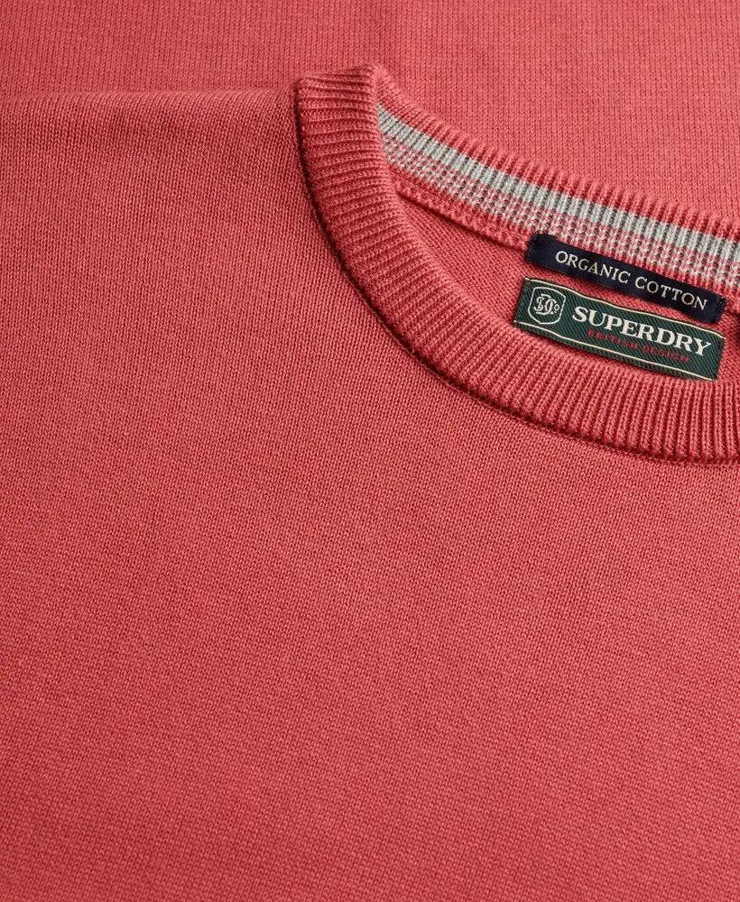 superdry Essentials Cotton Jumper – 100% algodão biológico, corte relaxed 6/7