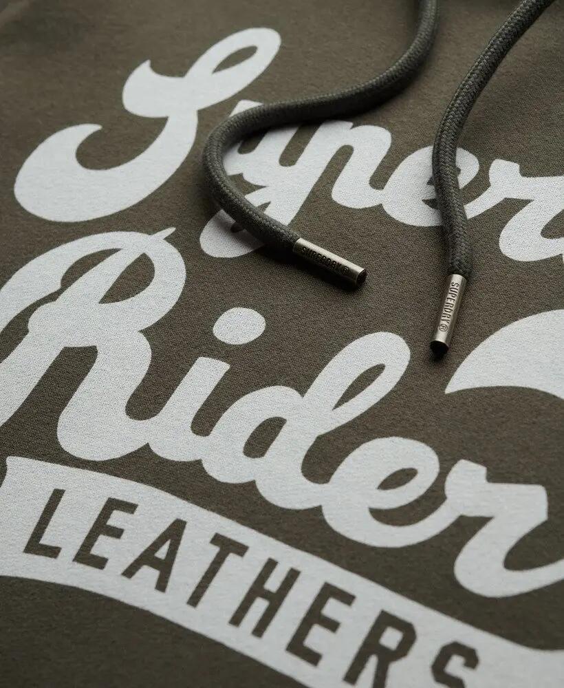 superdry Leathers Hood felpa uomo in misto cotone 5/6