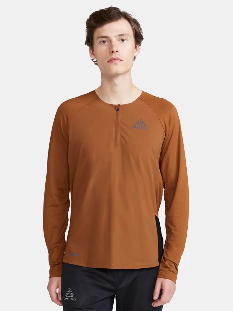 craft PRO Trail Wind LS Tee M — Langarmshirt mit windschützendem Vorderteil 7/7