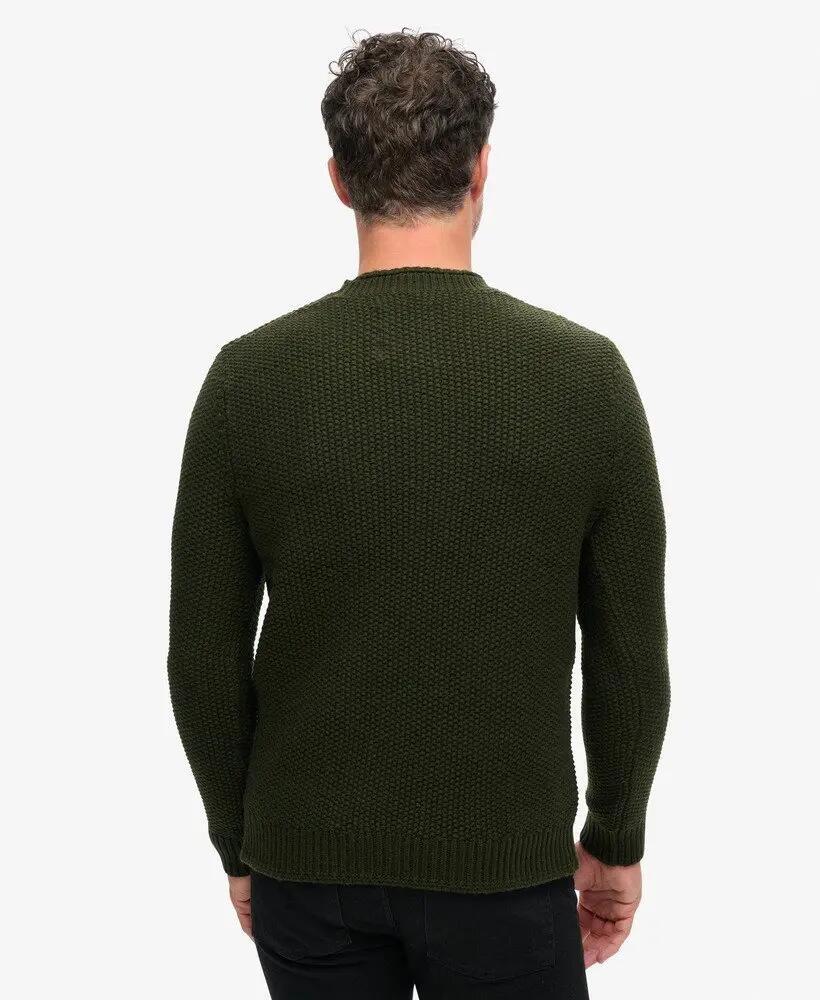superdry The Merchant Store Camisola texturada — corte relaxed 4/6