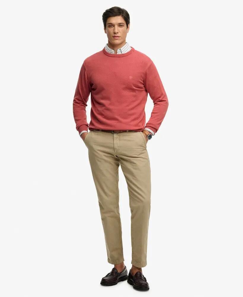 superdry Essentials Cotton Jumper – 100% algodão biológico, corte relaxed 3/7