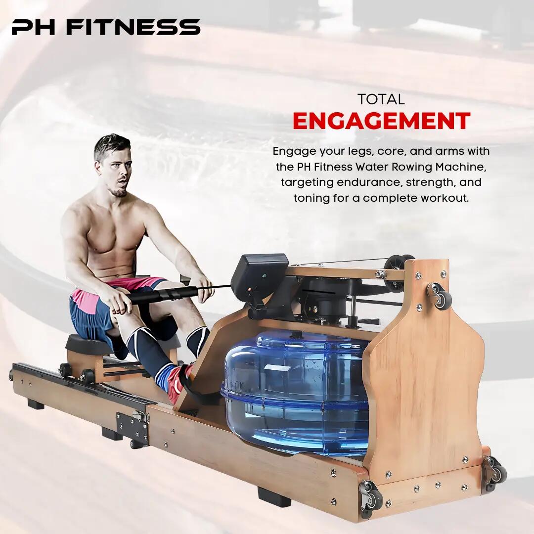 PH Fitness Vogatore in legno pieghevole – Resistenza ad acqua 8/8