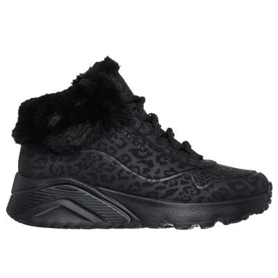Meisjes sneakers skechers uno lite cozy leopard