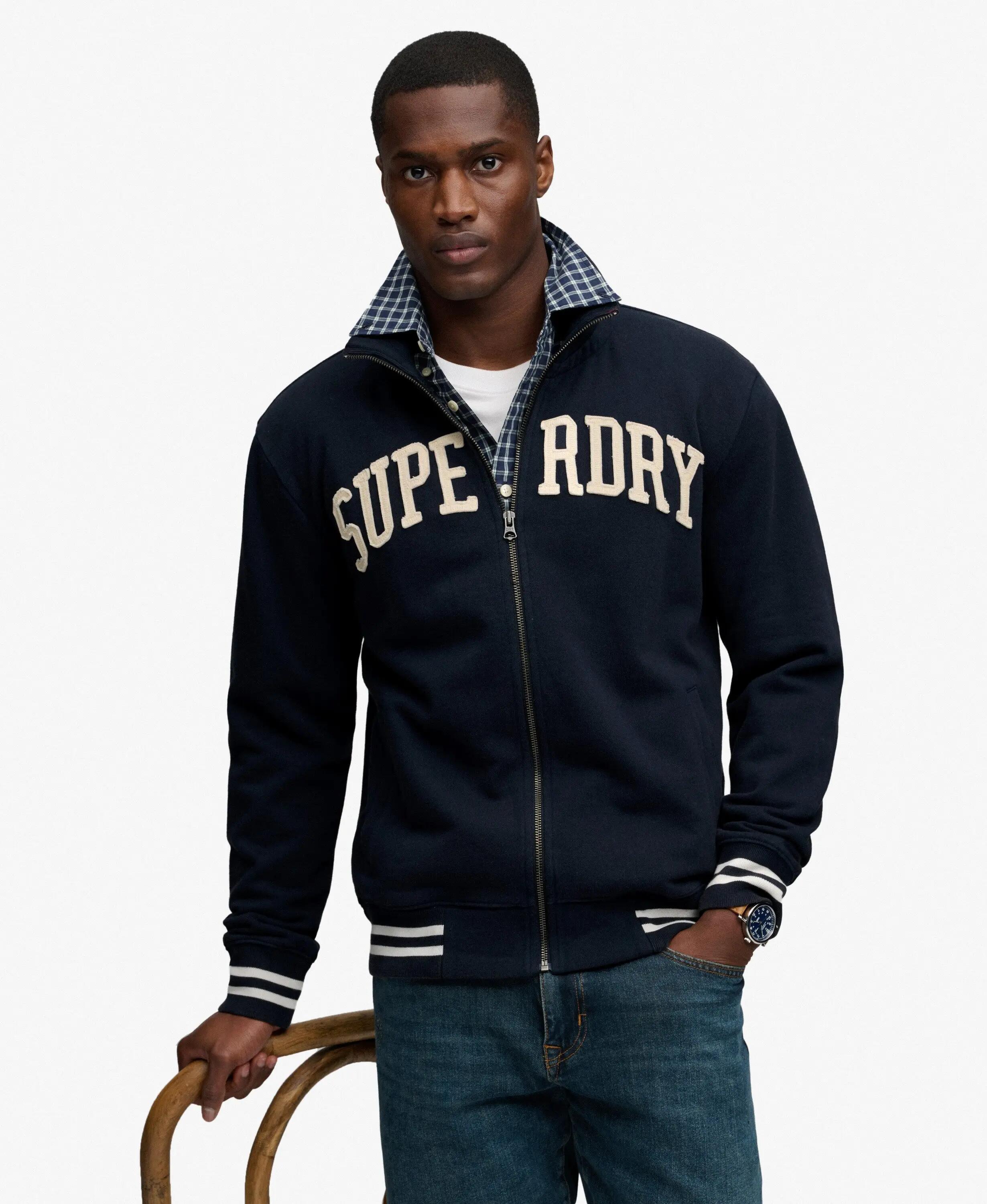 superdry Casaco Track Vintage Athletic corte loose 2/7