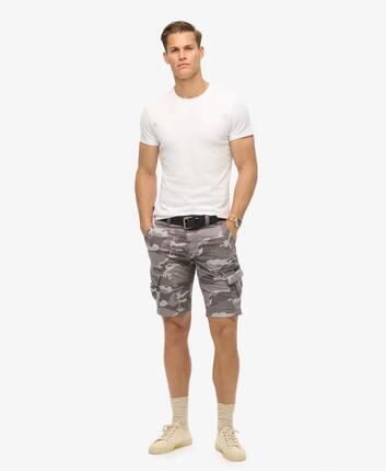 superdry Core Cargo Shorts van biologisch katoen – Ice Camo