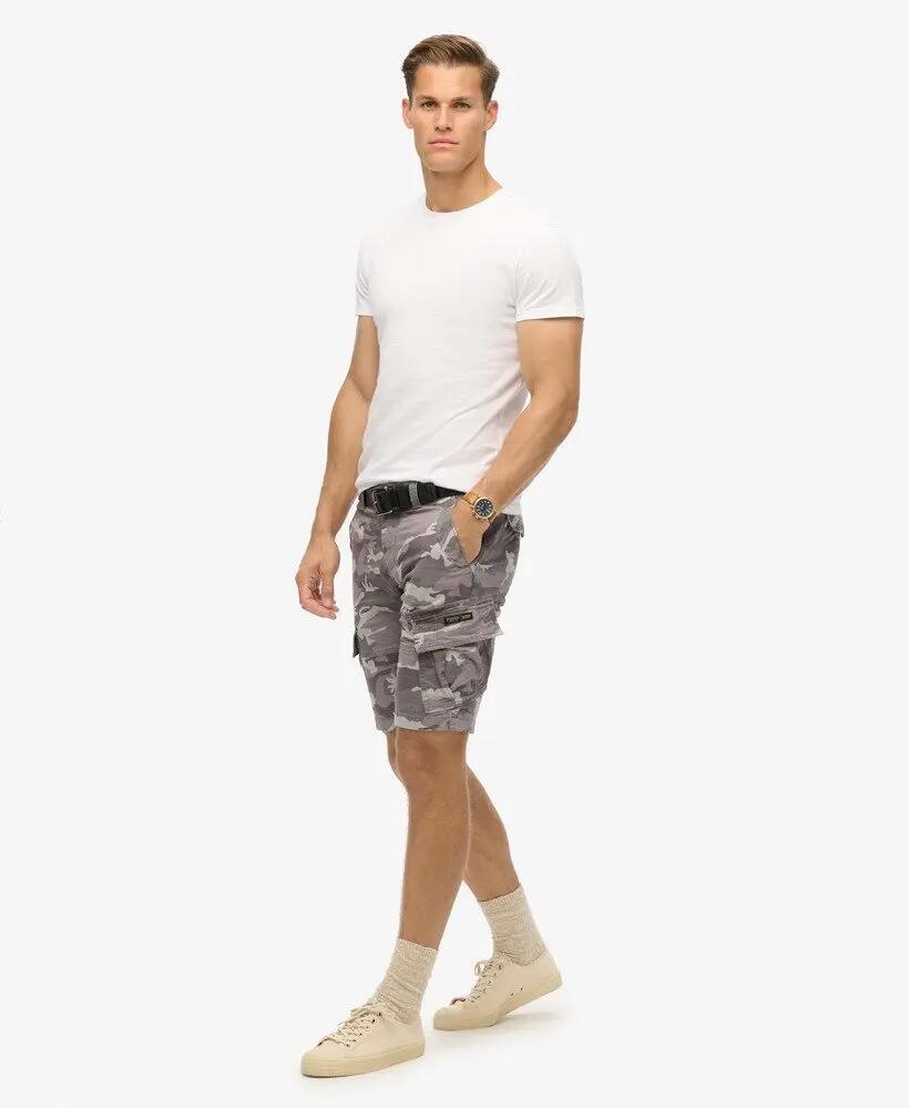 superdry Core Cargo Shorts in cotone biologico – Ice Camo 2/6