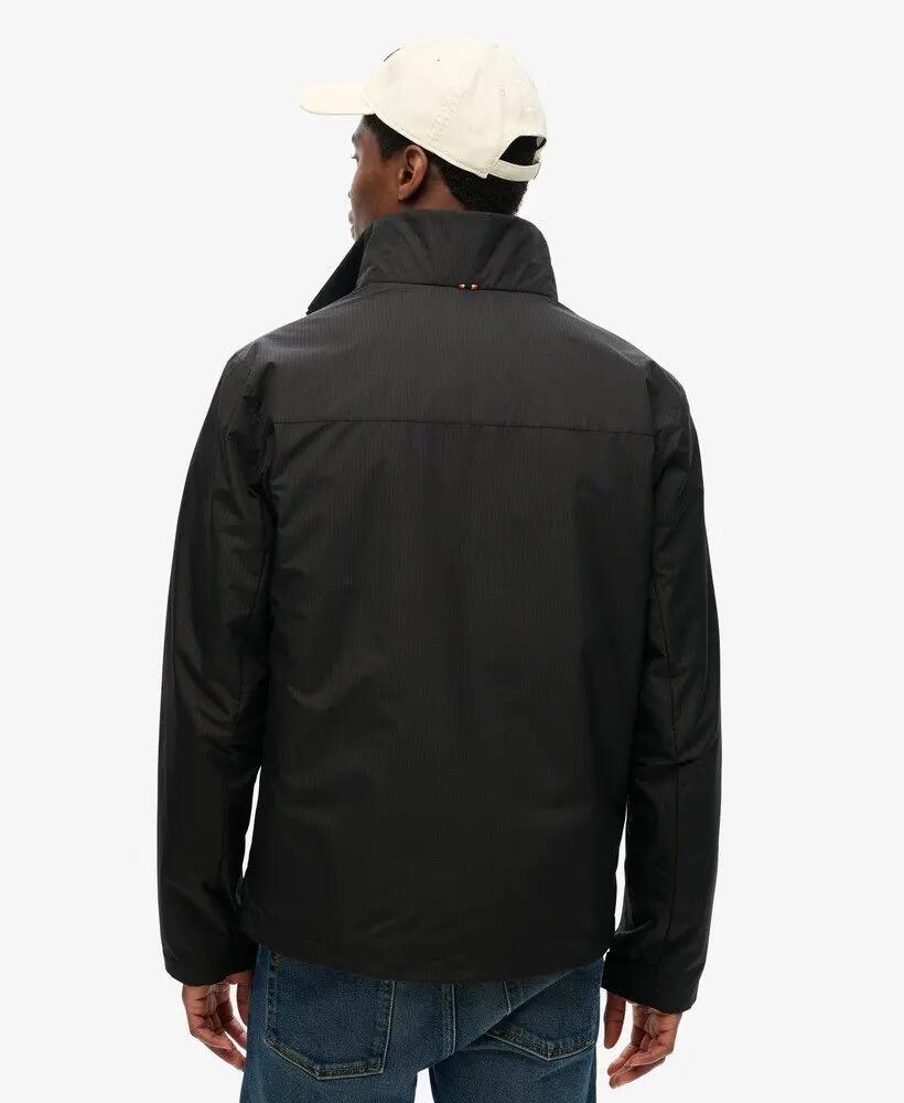 superdry Non Hood Logo Windbreaker Jas - JET BLACK 5/5