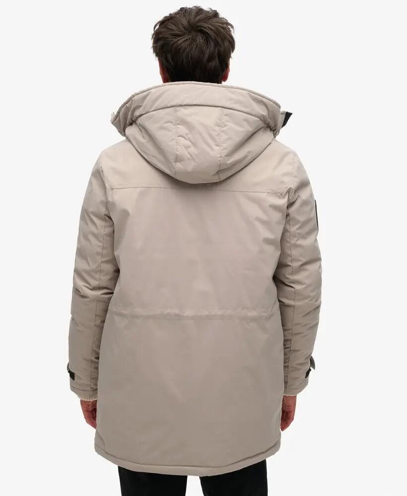 superdry City Padded Parka Jacket – Gewatteerde parka Stone Dark Grey 4/7