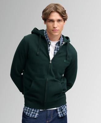 Superdry essential sd co logo zip hoodie – sweat met rits van katoen en