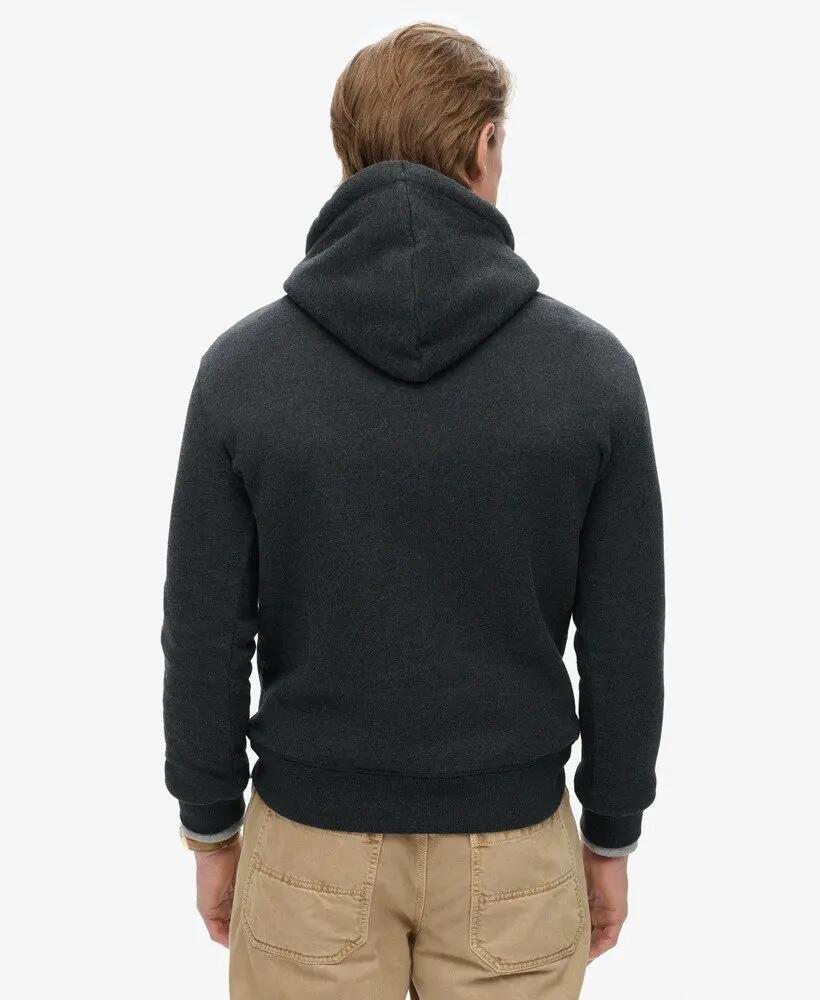 superdry Classic Vl Graphic Hoodie em Phantom Black Marl 4/5