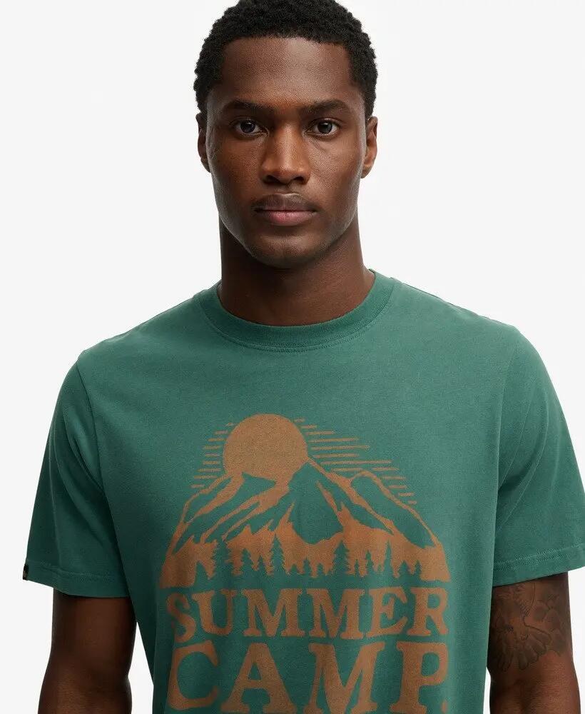 superdry Retro Outdoor Relaxed T‑Shirt in cotone 100% – vestibilità relaxed – 4/5