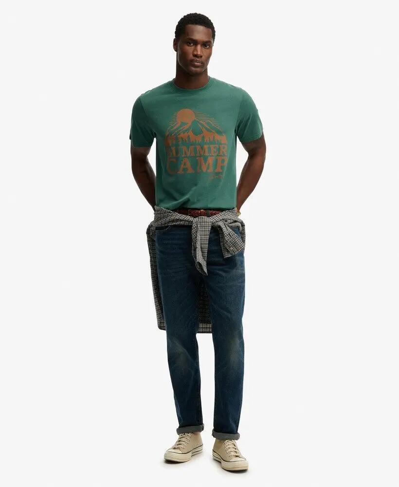 superdry Retro Outdoor Relaxed T‑Shirt in cotone 100% – vestibilità relaxed – 3/5