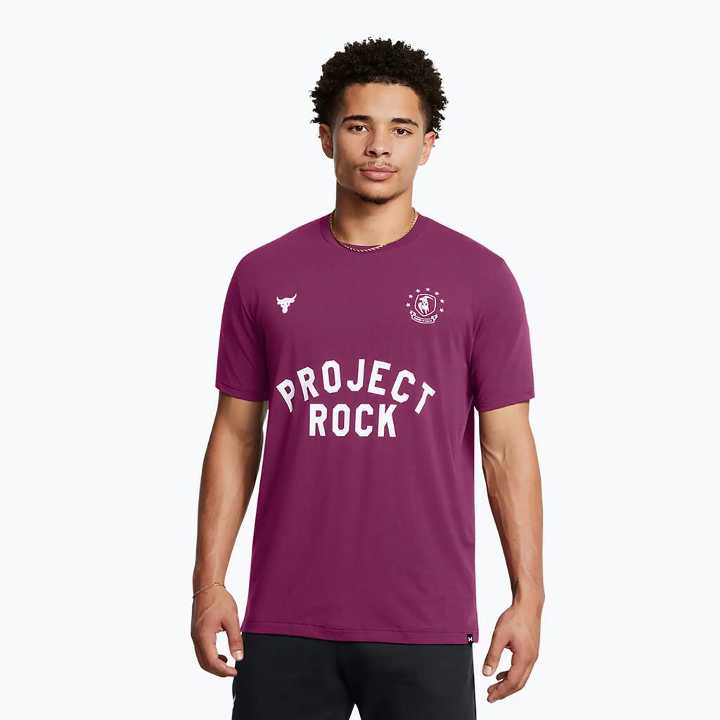 Men's training T-shirt Under Armour Project Rock Badge Of Honor