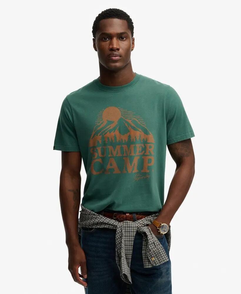 superdry Retro Outdoor Relaxed T‑Shirt in cotone 100% – vestibilità relaxed – 2/5