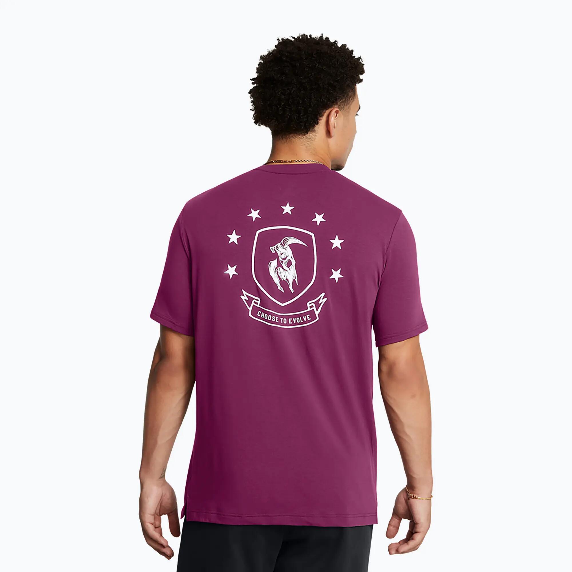 Herren Trainingsshirt Under Armour Project Rock Badge Of Honor 2/2