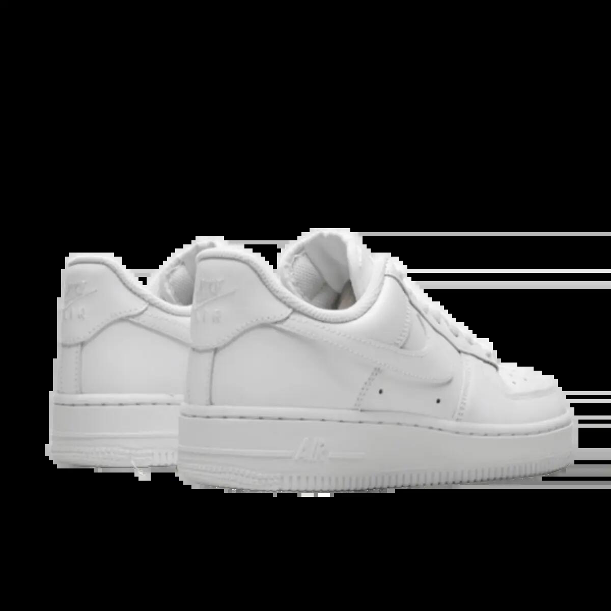Chaussures  Air Force 1 Triple White 3/4