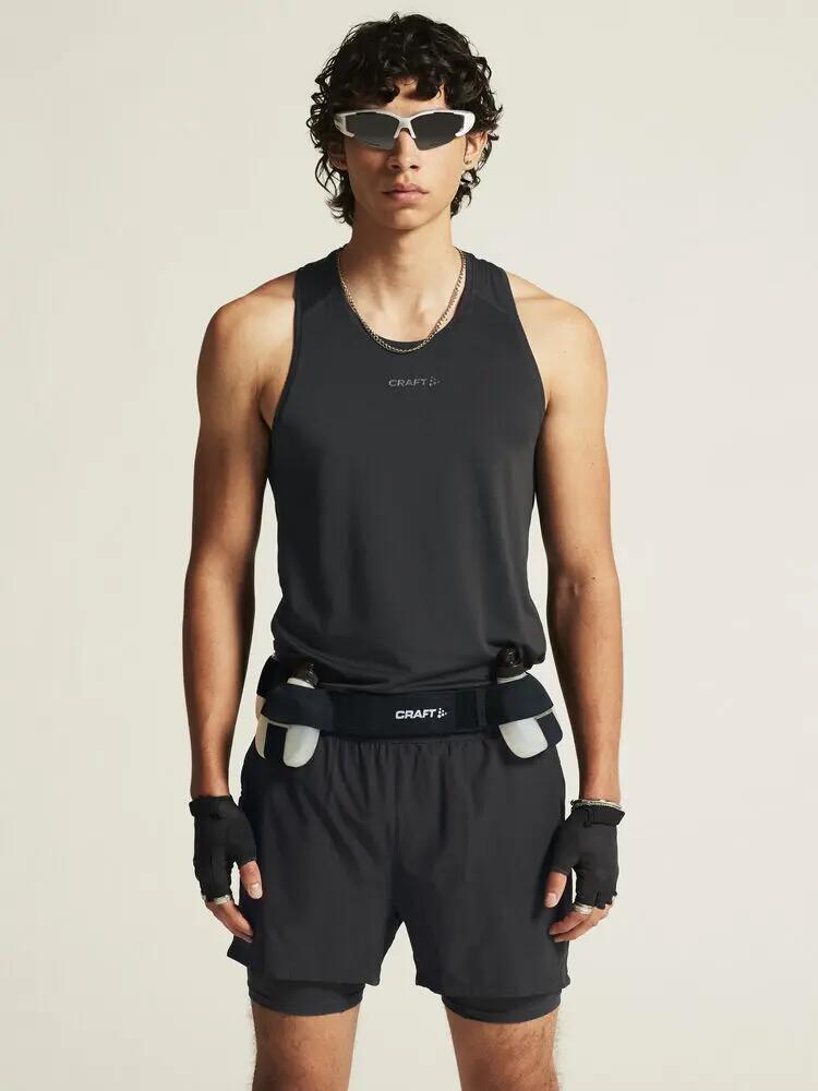 craft ADV Essence Singlet 2 M débardeur d'entraînement recyclé – Noir 2/7