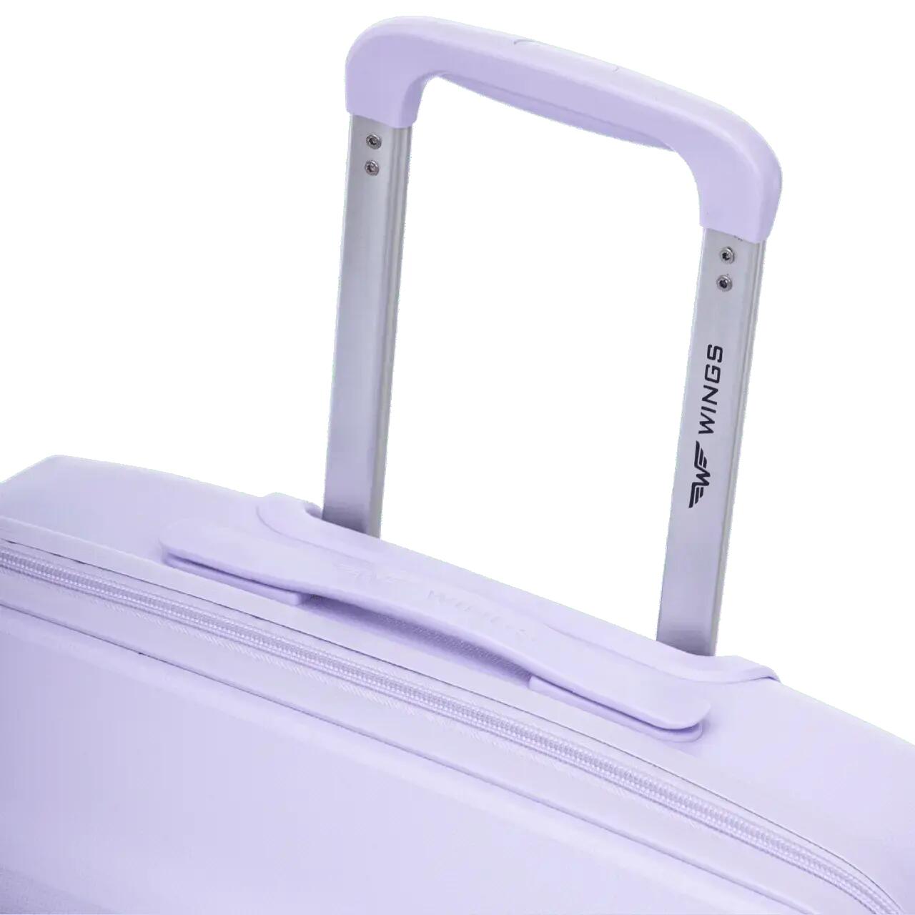 Valise cabine Wings COCKATIEL polypropylène 20" BLANC VIOLET 9/10