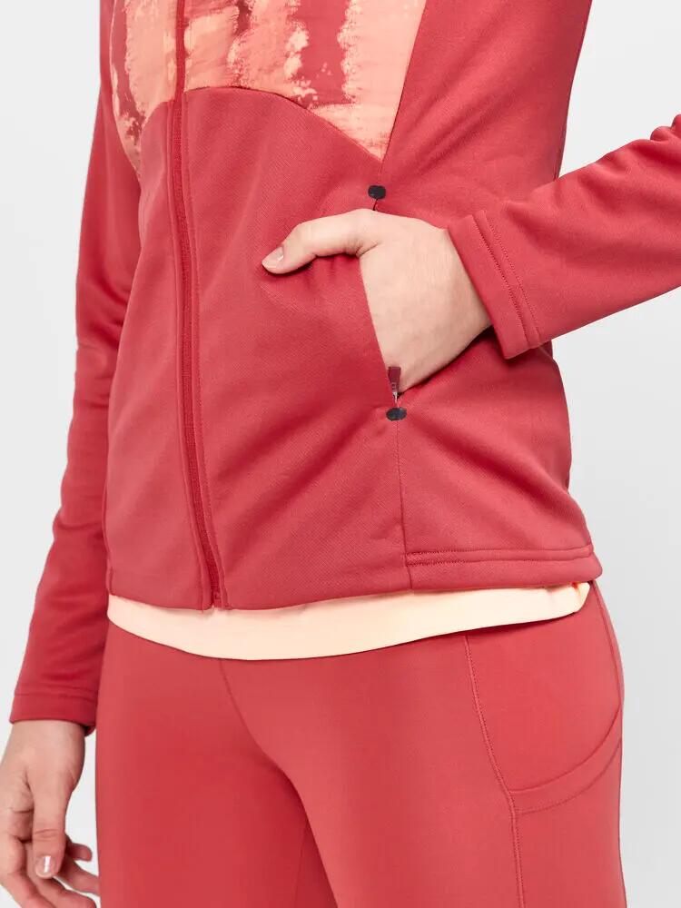 craft ADV Essence Jersey Hood Jacket W — jersey quente e reciclado 3/5