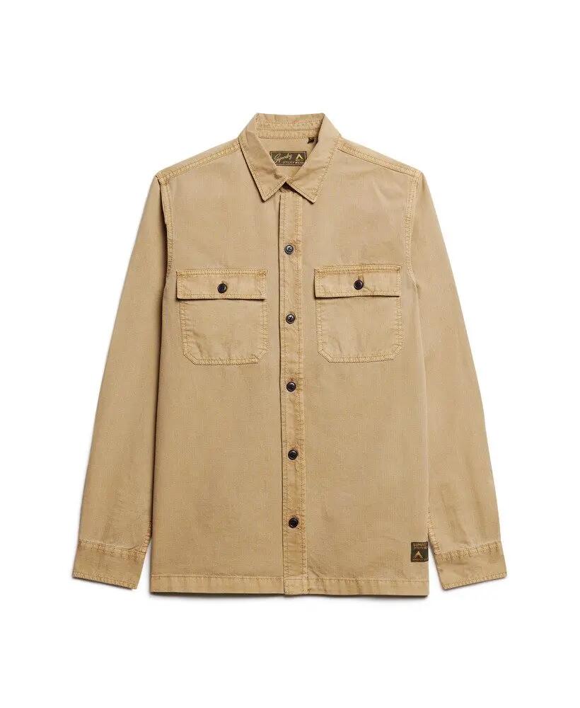 superdry Overshirt militare maniche lunghe in cotone biologico 7/7