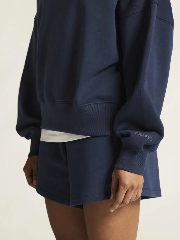 craft Frequent HZ Sweatshirt W — mezza zip in cotone biologico 100% 6/7