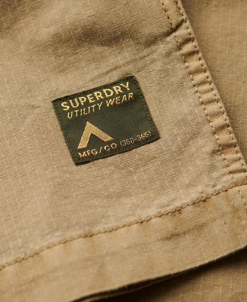 superdry Overshirt militare maniche lunghe in cotone biologico 6/7
