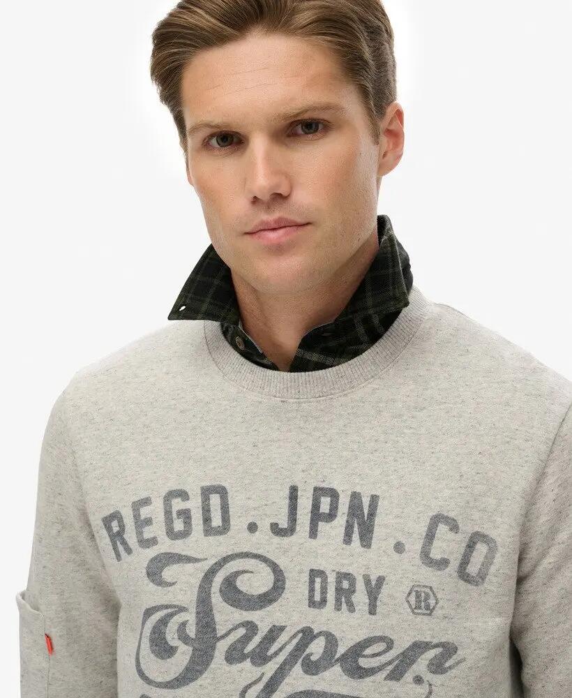 superdry Felpa Industrial Relaxed in cotone – Vestibilità relaxed 4/7