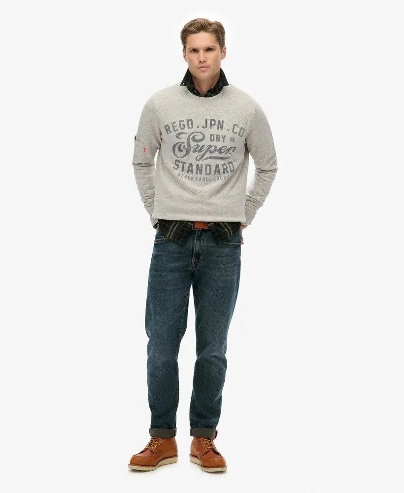 superdry Felpa Industrial Relaxed in cotone – Vestibilità relaxed 3/7
