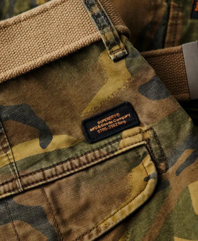 superdry Heavy Cargo Shorts – 100% algodão, Nathan Camo 7/7