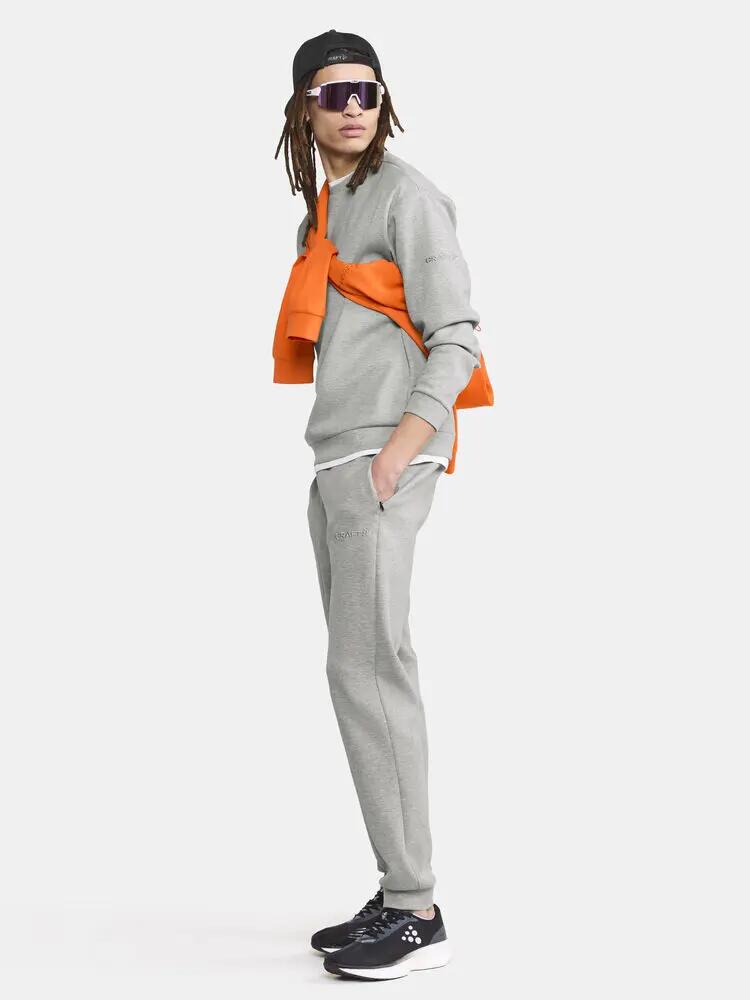 craft ADV Join Sweat Pant M — calças sweat confortáveis Cinzento Mélange 4/6