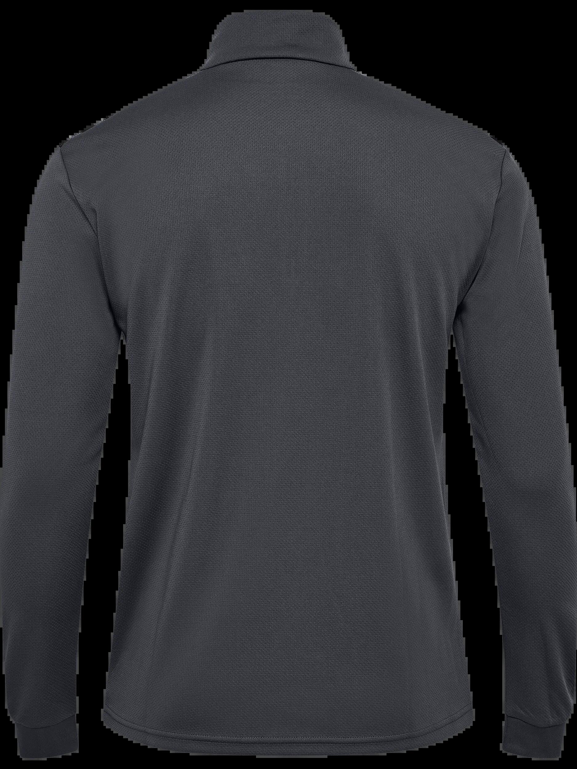 hummel Half Zip Sweater Heren 100% Polyester - ASPHALT/SULPHUR SPRING 2/4