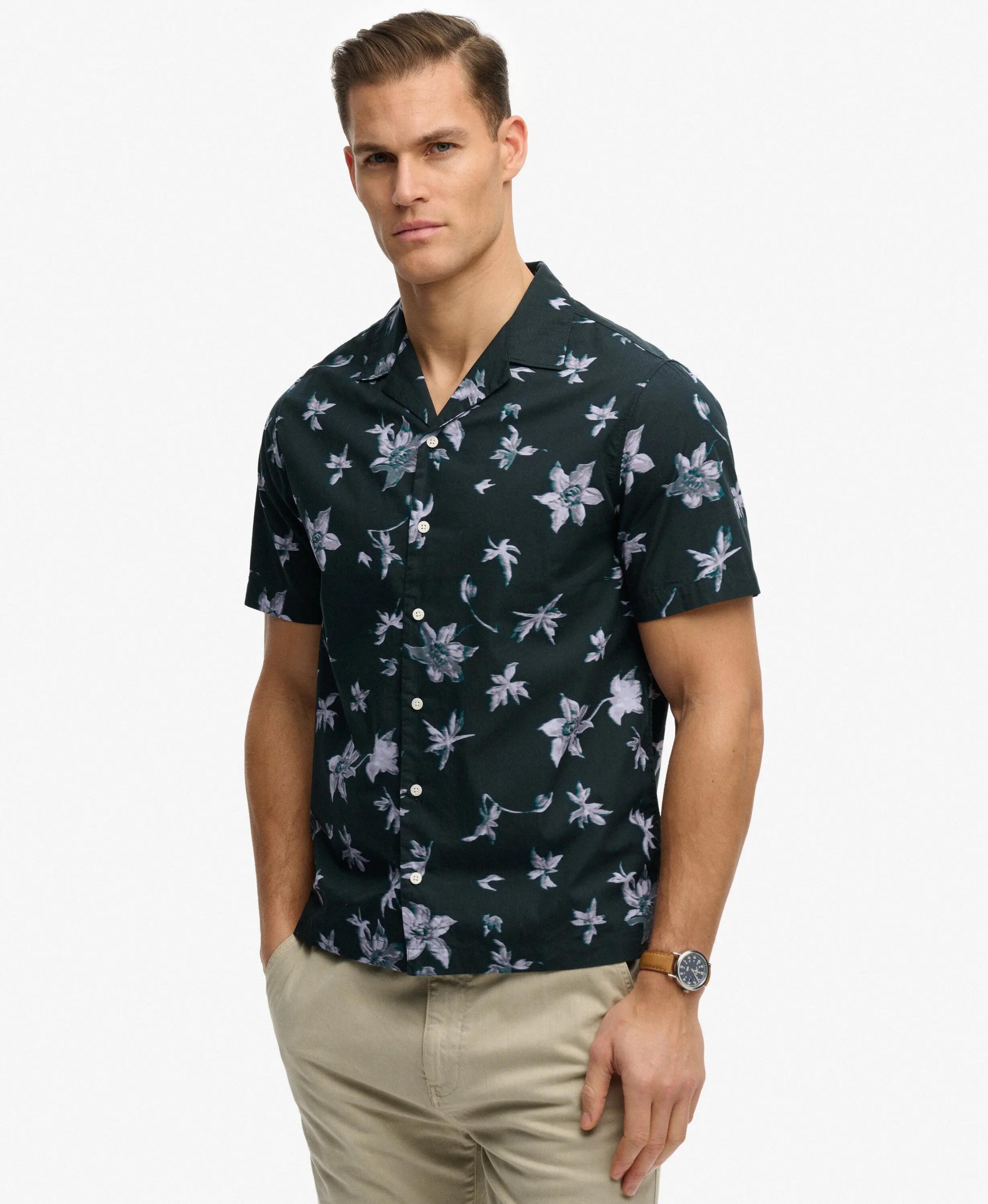 superdry Cabana Print Korte Mouw Overhemd – 100% Biologisch Katoen 2/7