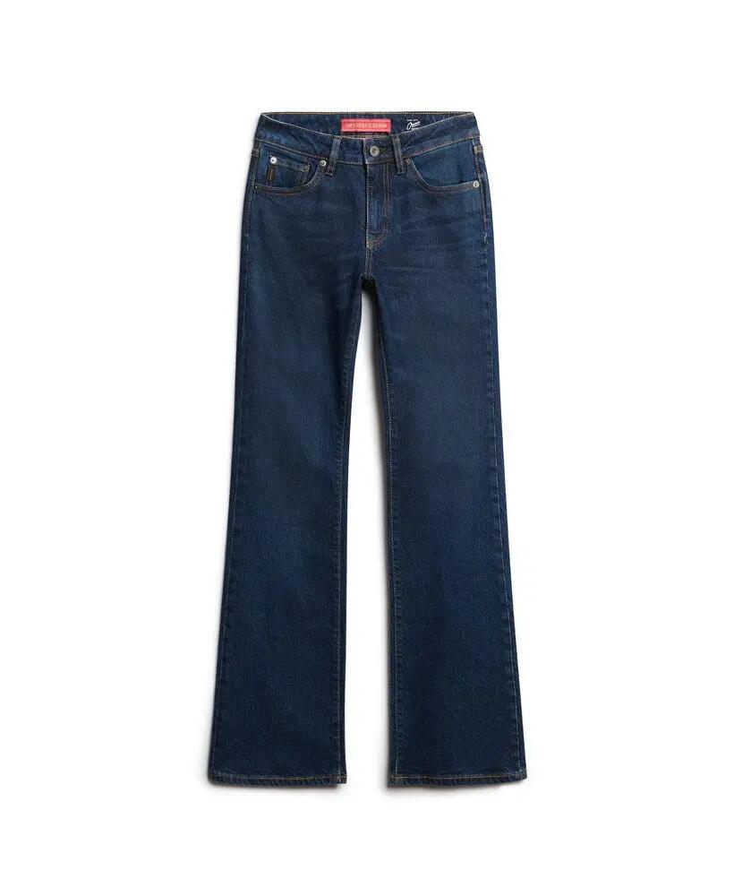 superdry Mid Rise Slim Flare Jeans van biologische katoen 6/6