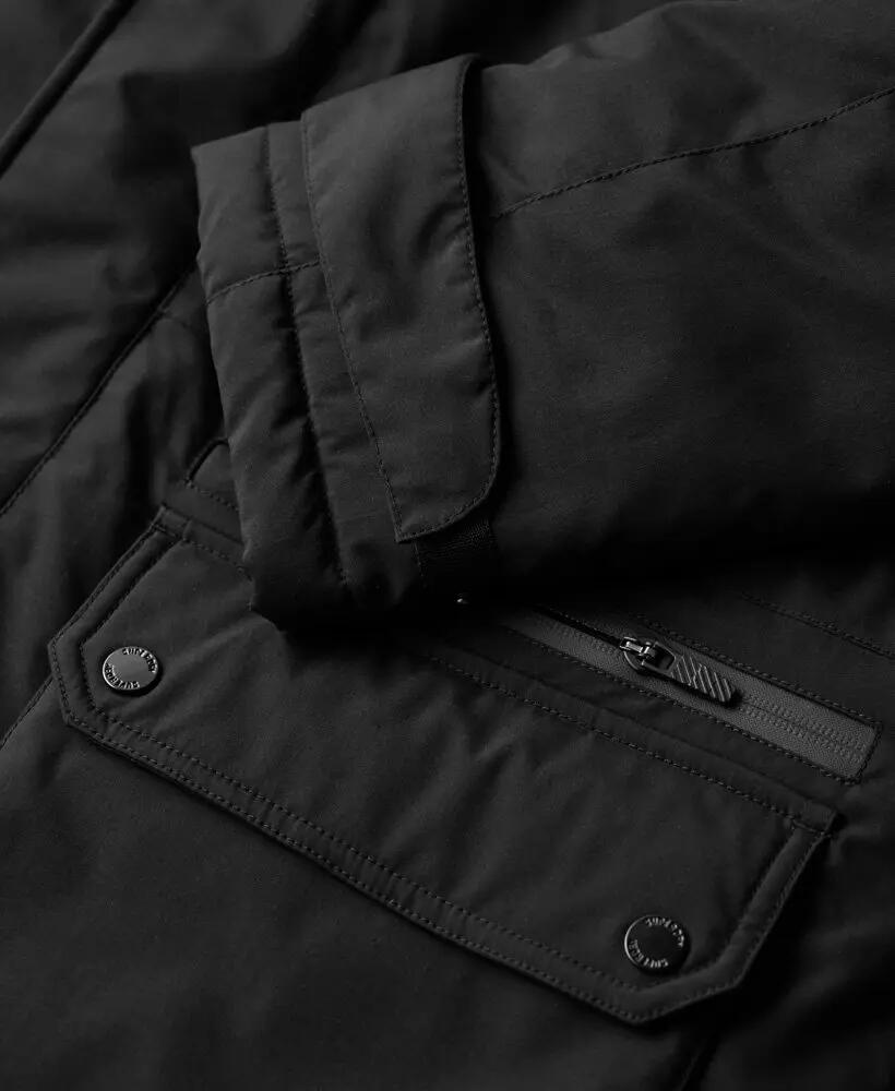 superdry Parka Acolchoada City – Loose Fit, Preto 6/7