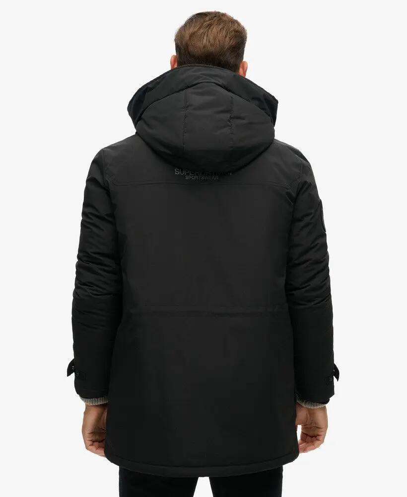 superdry Parka Acolchoada City – Loose Fit, Preto 5/7